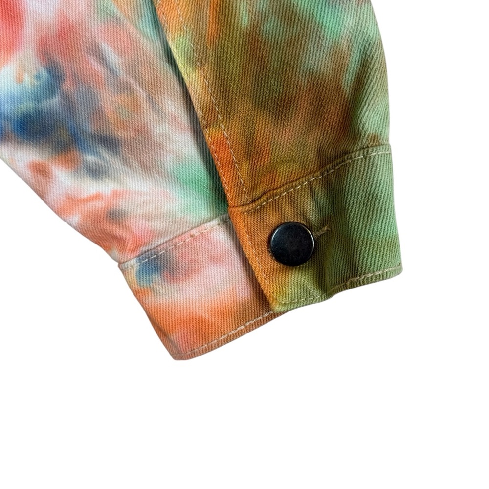 BP Tie-Dye Denim Jacket Women’s Size Medium - Picture 5 of 11